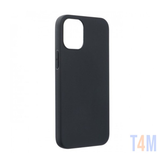 Capa de Silicone Mole para Apple iPhone 12 Mini Preto